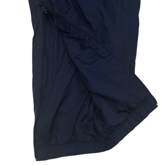 VINTAGE NIKE UNISEX NAVY LINED TRACK WIND BREAKER PANTS LARGE - Picture 7 of 8